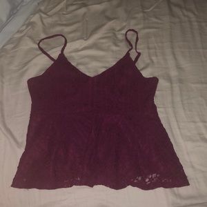 american eagle lace tank top